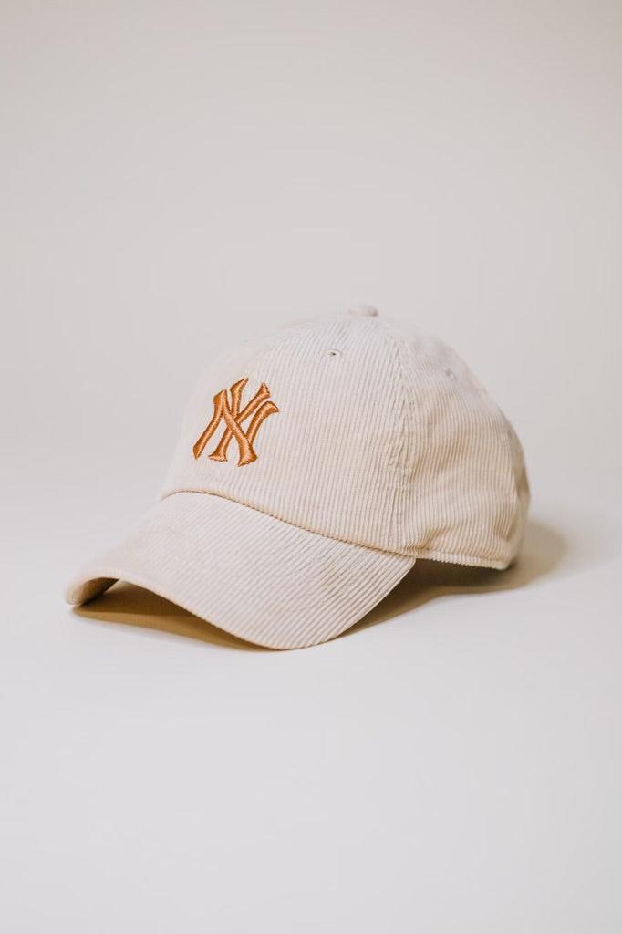 corduroy yankees hat