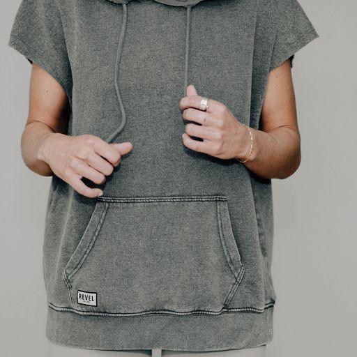 Cut off hoodie discount women's